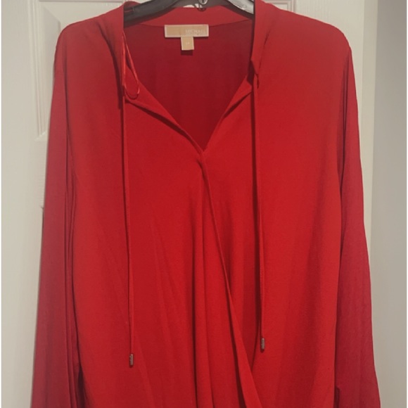 Michael Kors, red blouse 2xl - Picture 2 of 4